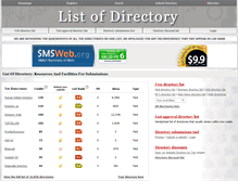 Tablet Screenshot of listofdirectory.com